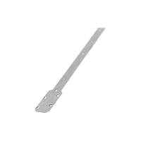 Крепежная планка прямая, металлическая, 75 мм, BRYZA